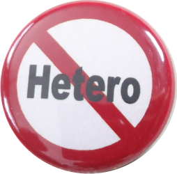 Hetero verboten Button